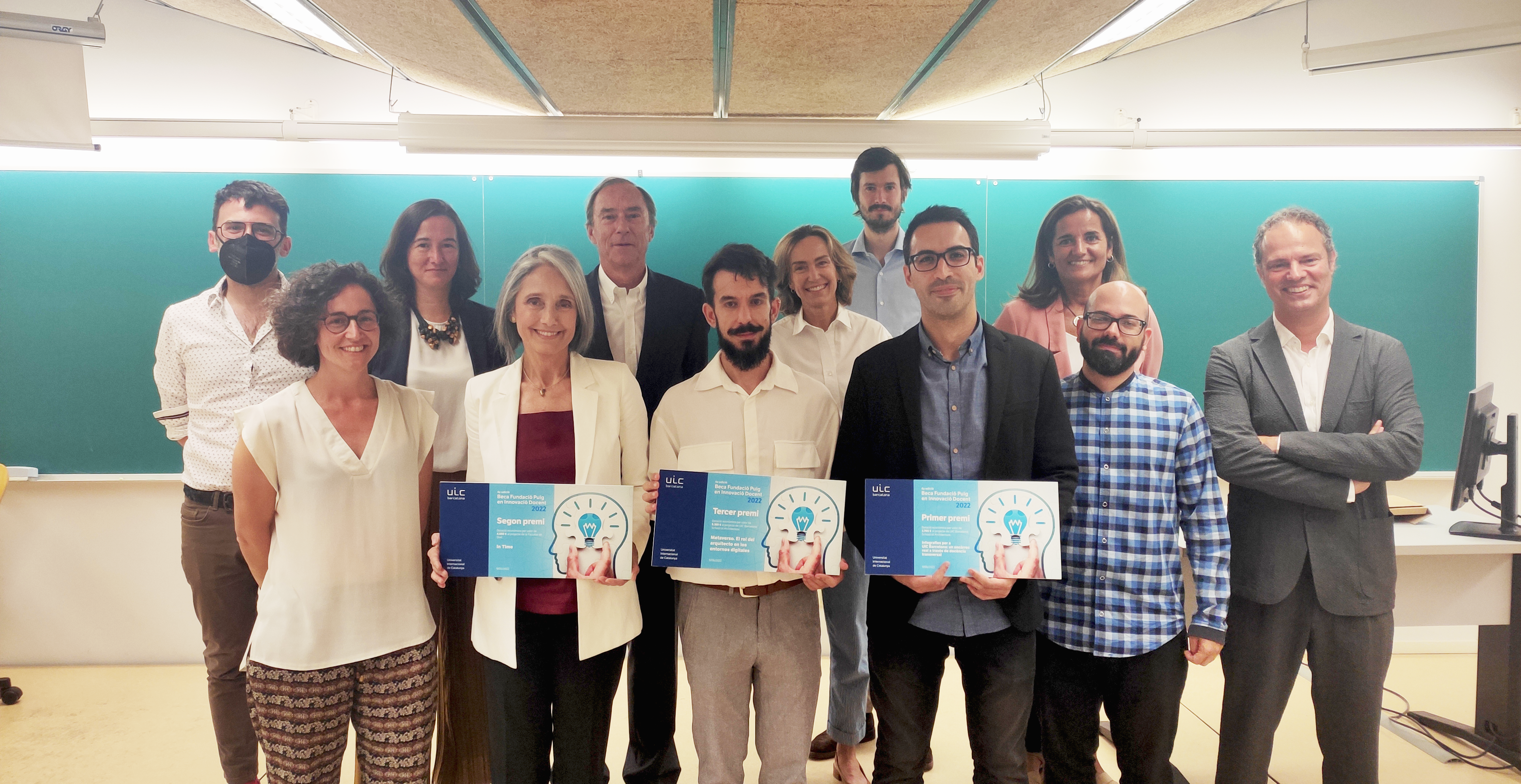 Marta Benages et Diego Navarro, de l’UIC Barcelona School of Architecture, remportent le premier prix de la IVe Bourse de la Fondation Puig pour l’innovation dans l’enseignement